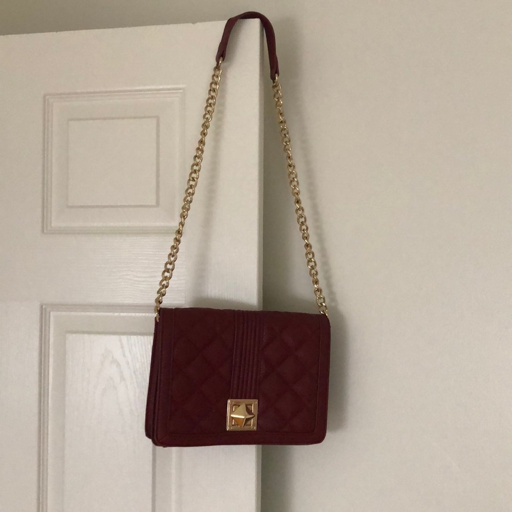 Burgundy Quilted Purse by BCBGeneration